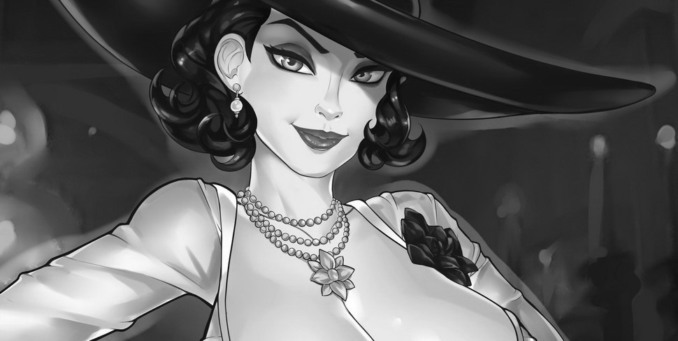 Lady Dimitrescu in toon xxx